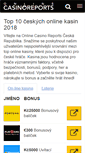 Mobile Screenshot of onlinecasinoreports.cz